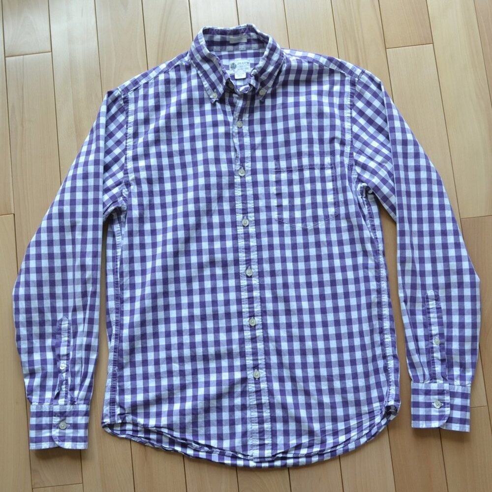 J Crew Button Down Shirt Plaid Check